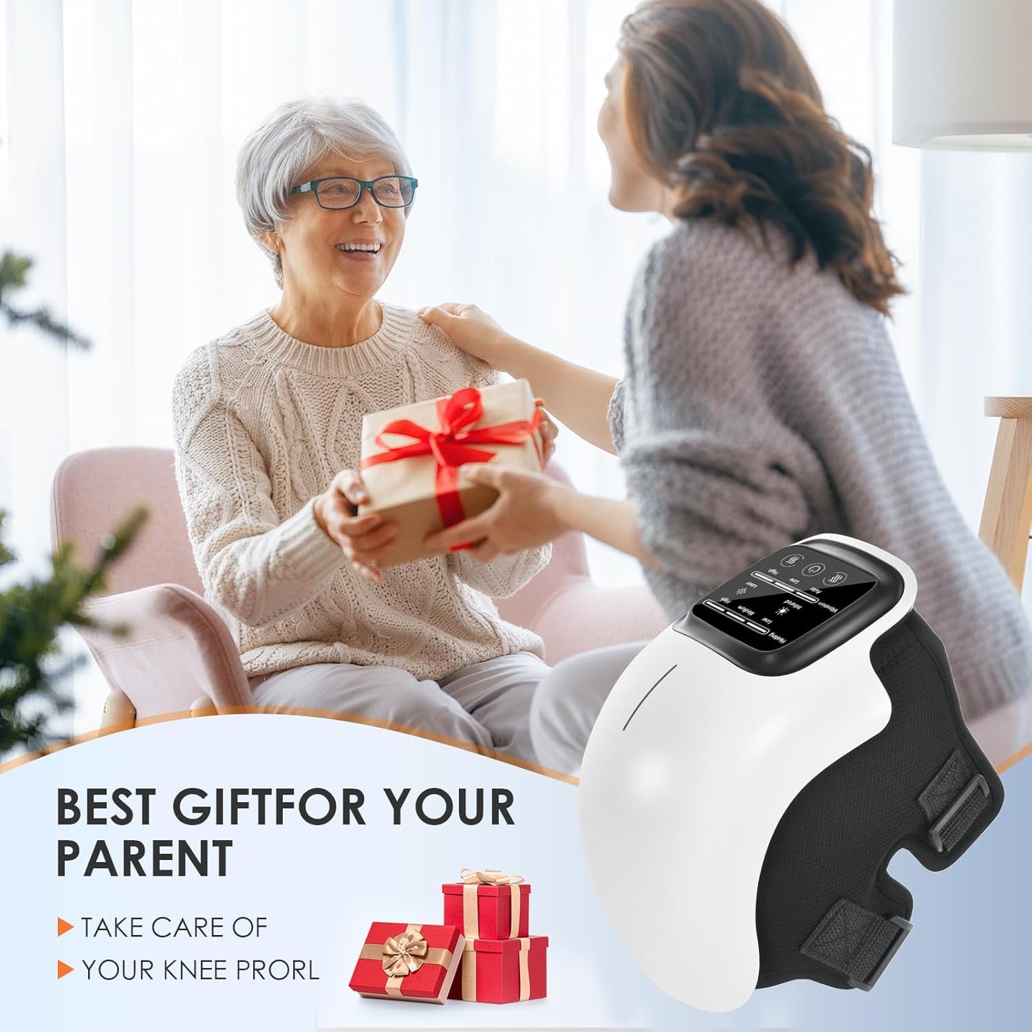 KneeRelief Pro+ (Heat + Vibration Therapy)