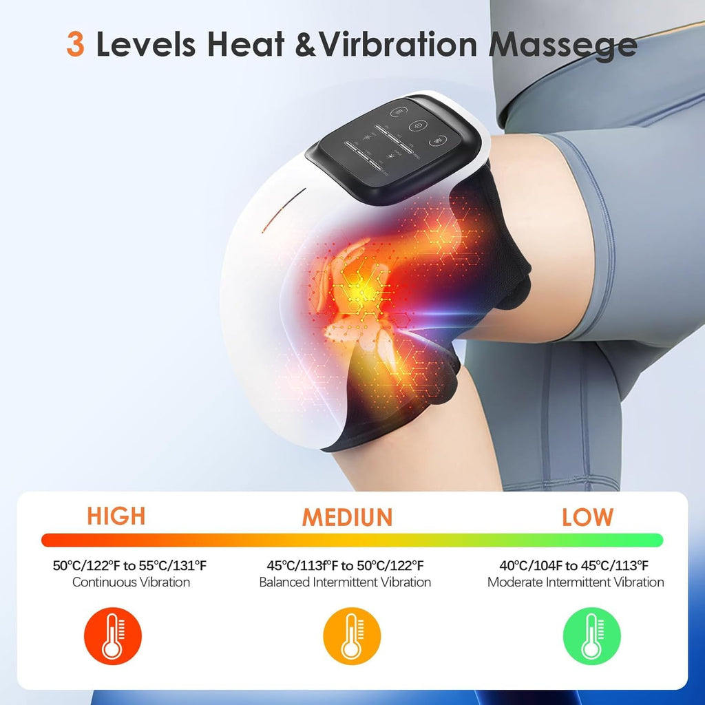 KneeRelief Pro+ (Heat + Vibration Therapy)