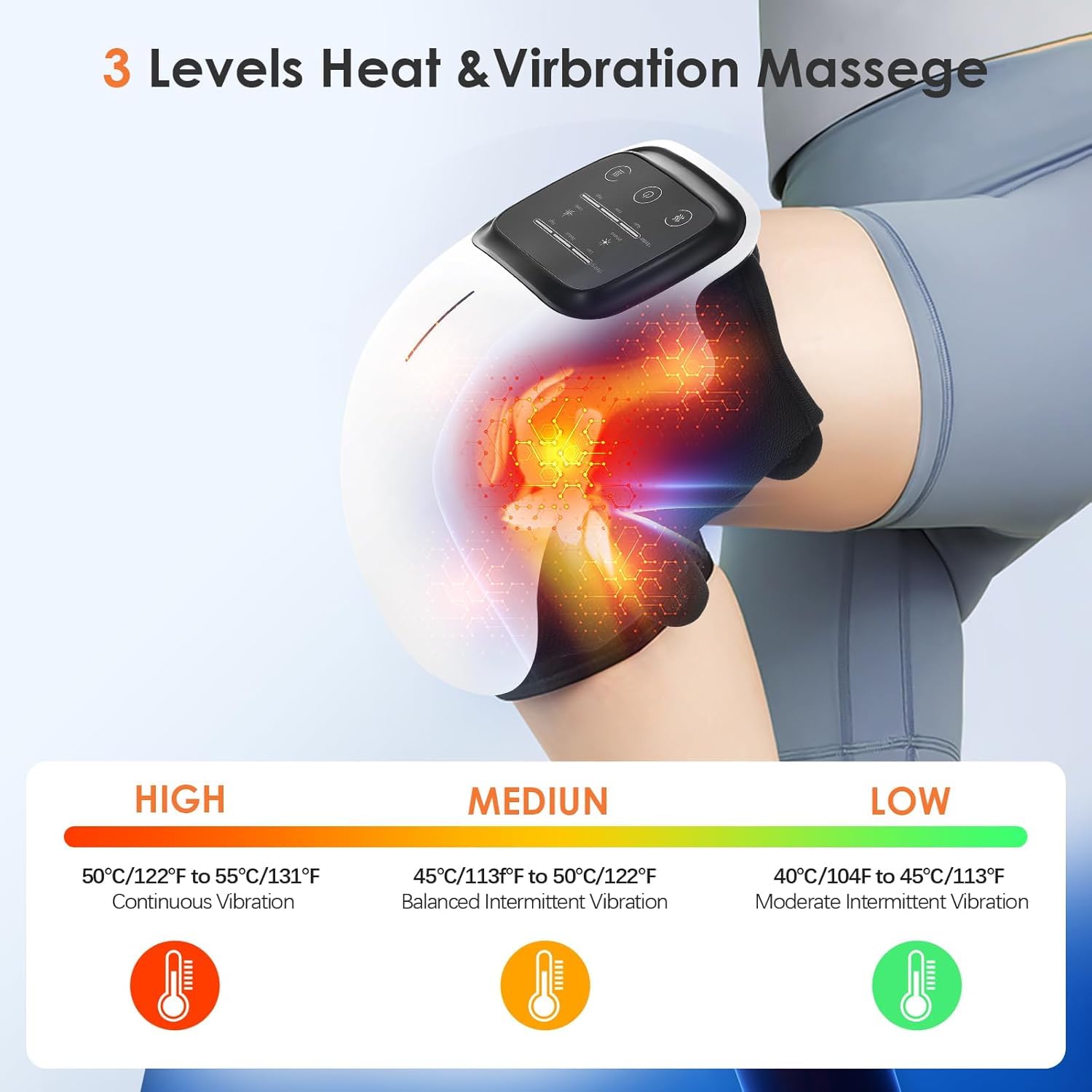 KneeRelief Pro+ (Heat + Vibration Therapy)